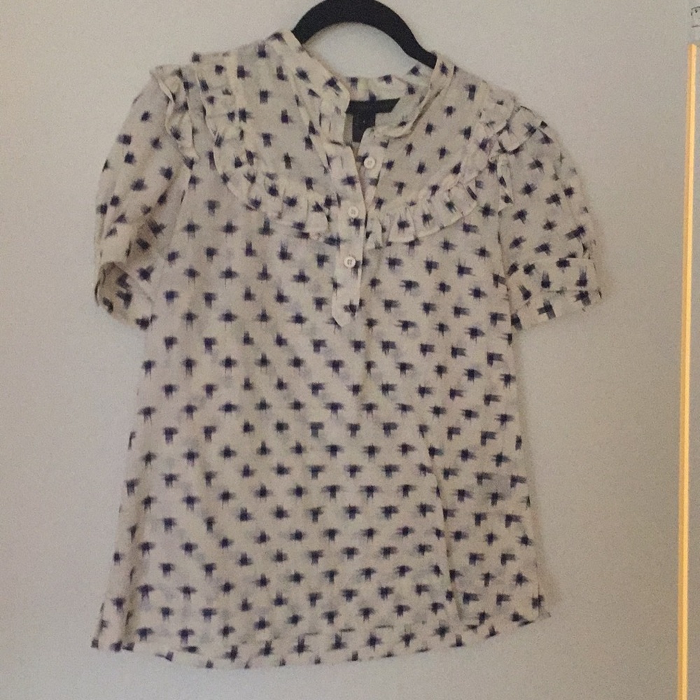 Ikat ruffled s/s Marc Jacobs Blouse